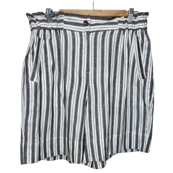 Pennington’s Linen Blend Paper Bag Waist Frill Short - In Every Story Sz 14 NWT - Picture 5 of 11